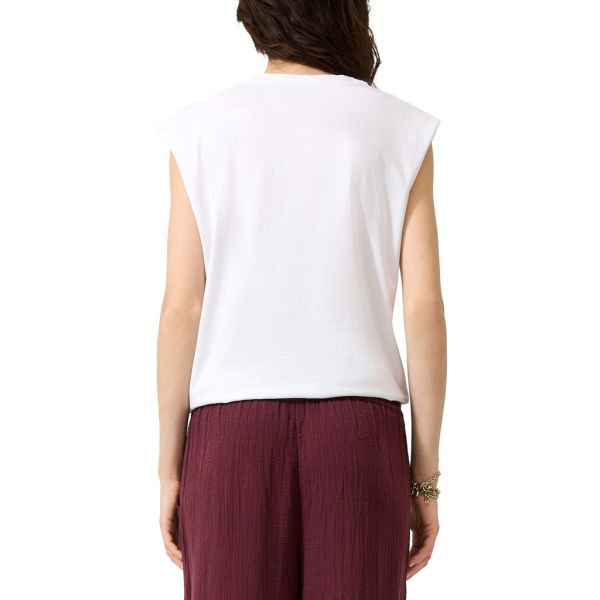 QS by S. Oliver print shirt white 2181324 01D1
