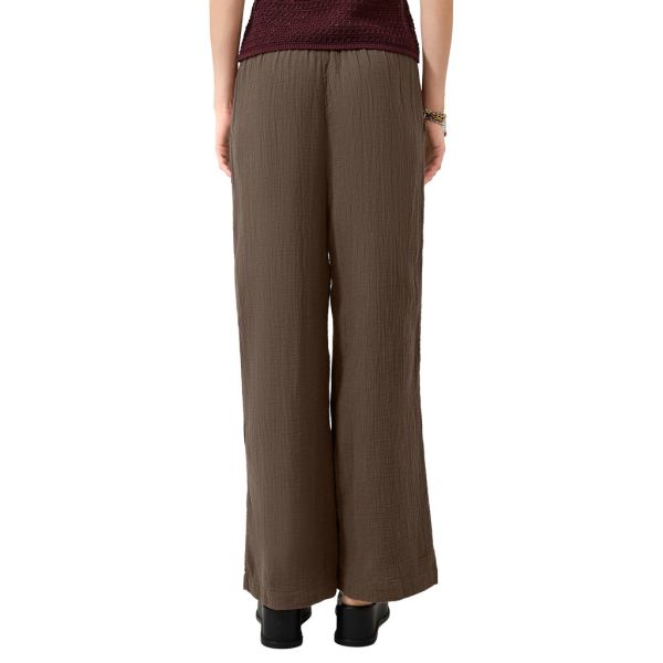 QS by S. Oliver mousseline broek brown 2181304 892