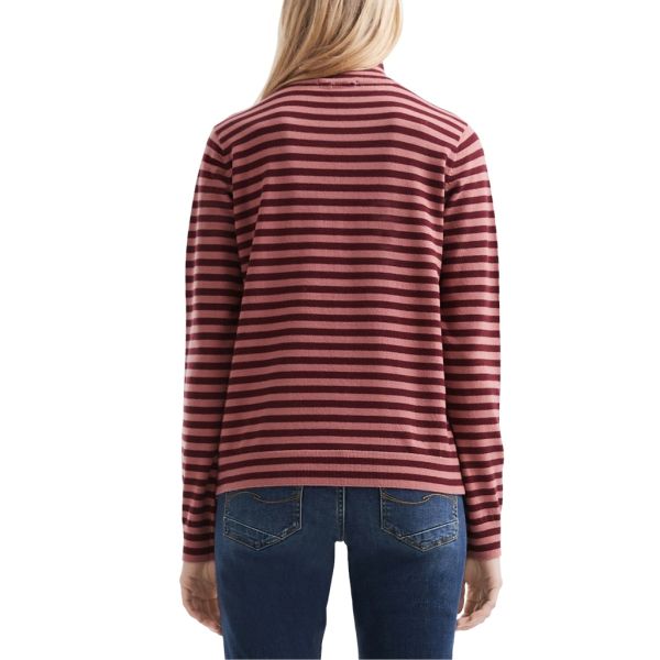 QS by S. Oliver streep trui bordeaux 2172028 44G0