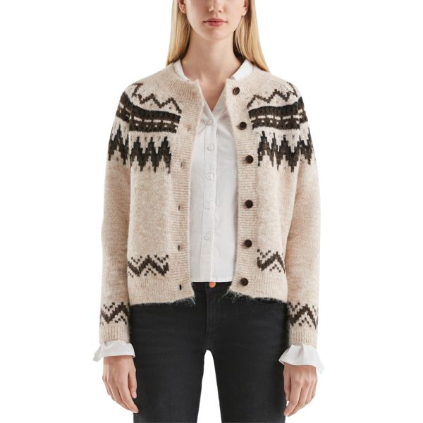 QS by S. Oliver noorse print vest white 2173135