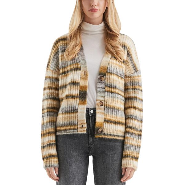 QS by S. Oliver brei vest mosterd 2173134 85X0