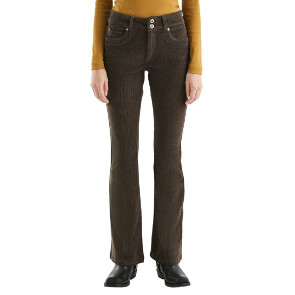 QS by S. Oliver corduroy broek brown 2173043 8947
