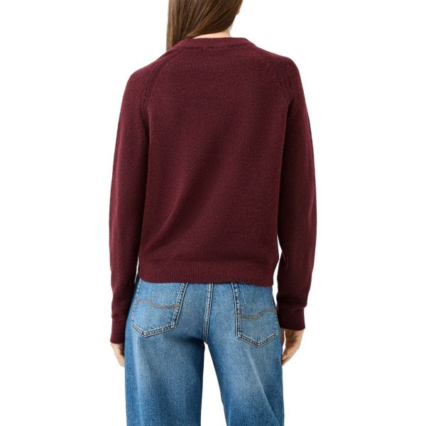 QS by S. Oliver brei trui bordeaux 2182070 39W0