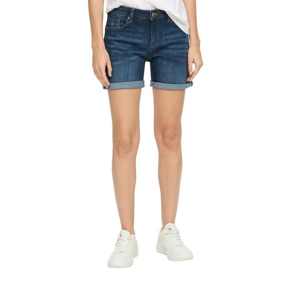 QS by S. Oliver denim short blue 2141440 56Z7