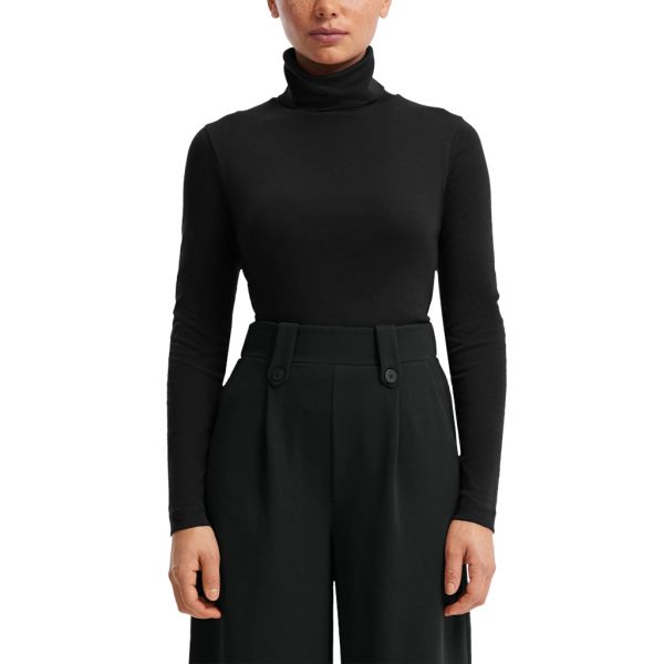 QS by S. Oliver col shirt black 2170669 9999