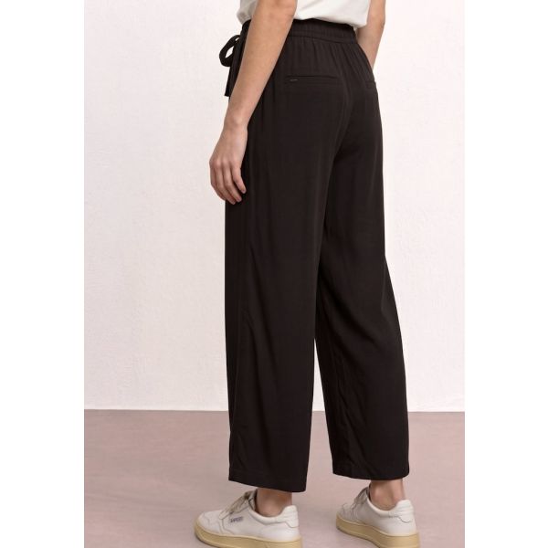 Street One viscose broek black 380289 10001