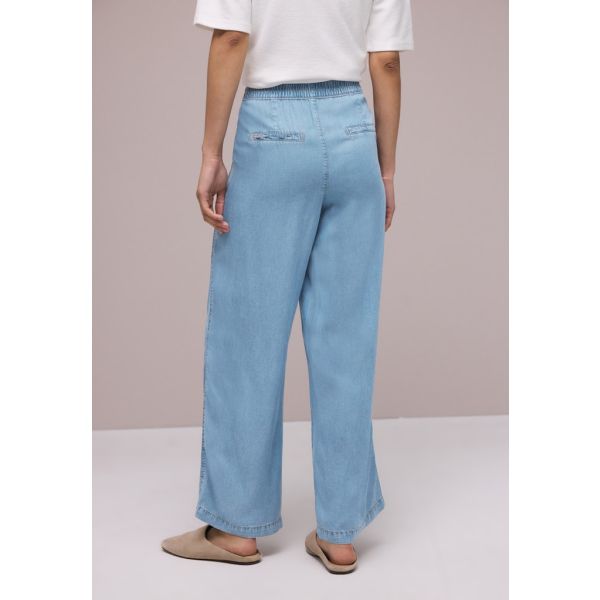 Street One dunne denim light blue wash 379817 1705