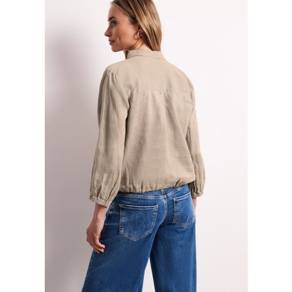 Street One linnen blouse timless beige 346270 1727
