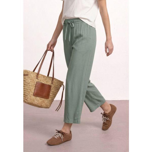Street One viscose broek mint green 380289 17515