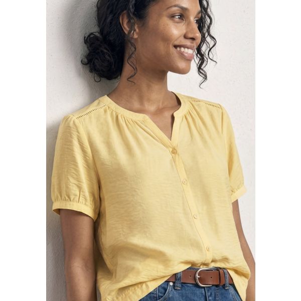 Street One blouse soft yellow 346521 17607