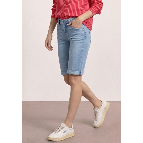 Street One denim short light blue 380315 17690