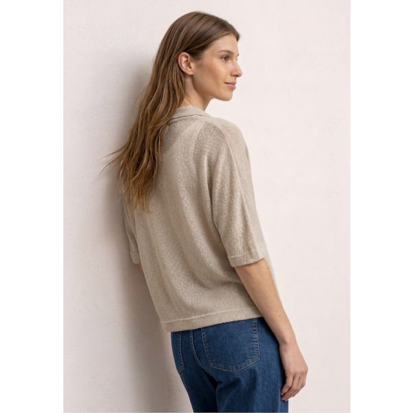 Street One openvallend vest clay sand 325265 17727