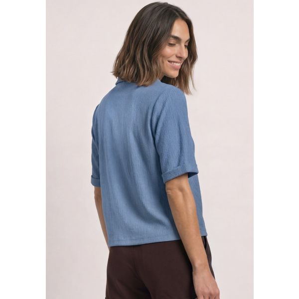 Street One jersey blouse northern blue 325714 1792