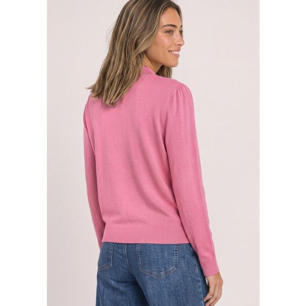 Street One knopen trui warm blush 304052 17937