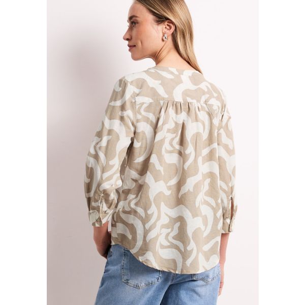 Street One linnen blouse timeless beige 346268 27 