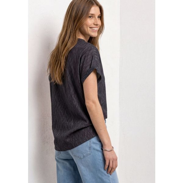 Street One print top ashen blue 325623 27867