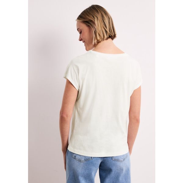 Street One print shirt off white 325089 30108