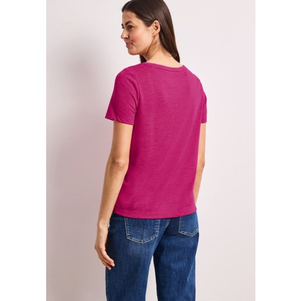 Street One print shirt magenta dream 324497 37281