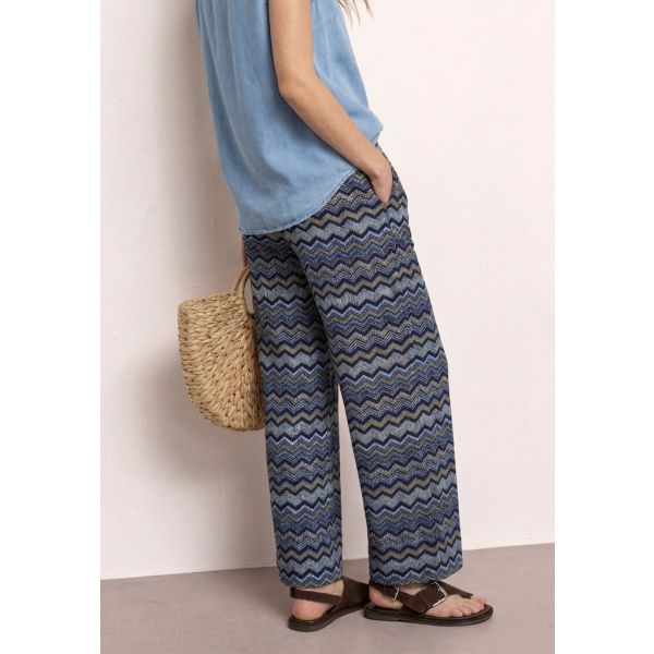 Street One print broek frozen wave 380781 37606