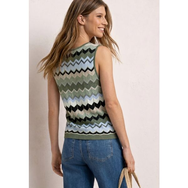 Street One zig zag top bound green 303871 37742