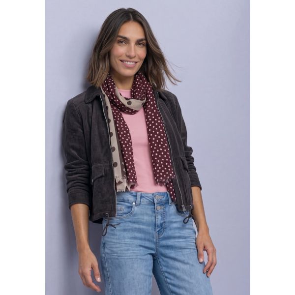 Street One lange sjaal rustic rouge 573244 37820-A