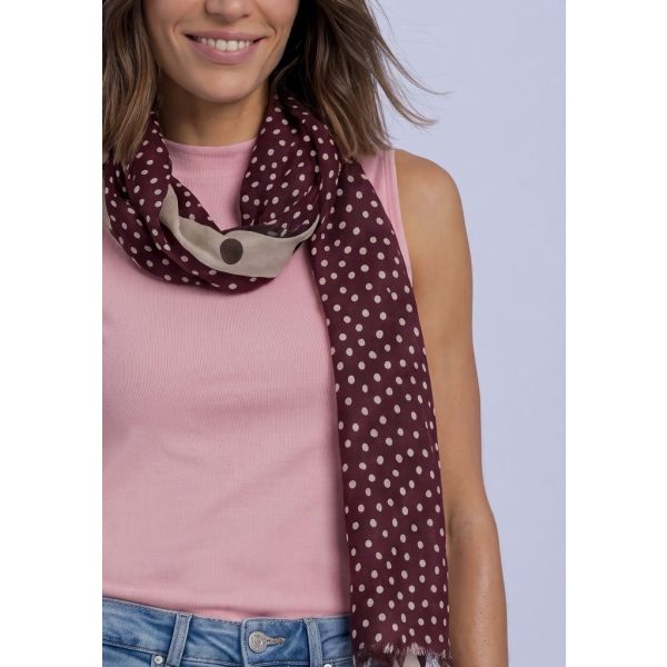 Street One lange sjaal rustic rouge 573244 37820-A