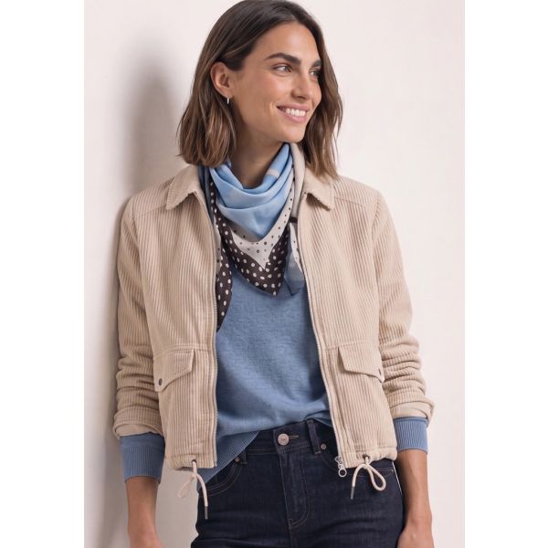 Street One print sjaal ashen blue 573245 37867-A